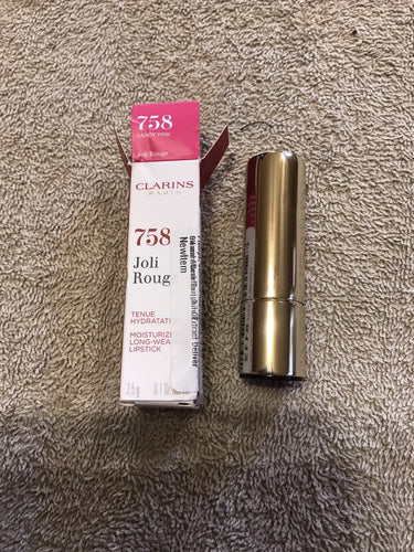 Clarins Joli Rouge Velvet 758 Lipstick