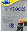 Scholl Flight Socks ComPression Hosiery Black M9-12