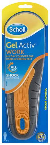 Scholl Gel Activ Insole Work Men For Comfort And Cushioning - Life Pharmacy Orewa