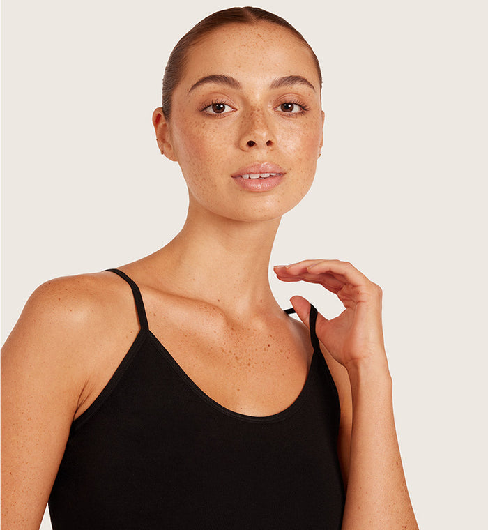 Boody Womens Cami Top Black Large