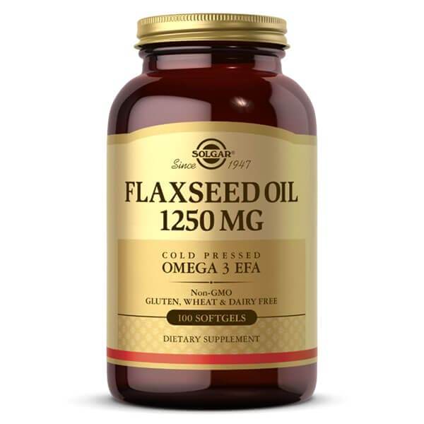 Solgar Flaxseed Oil 1250Mg 100 Soft Gels - Life Pharmacy Orewa