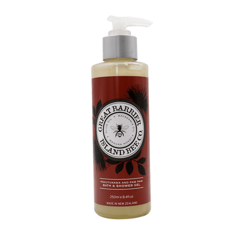 Great Barrier Island Pohutakawa & Paw Bath & Shower Gel 250Ml - Life Pharmacy Orewa