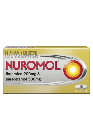 Nuromol 72 Tabs - Life Pharmacy Orewa