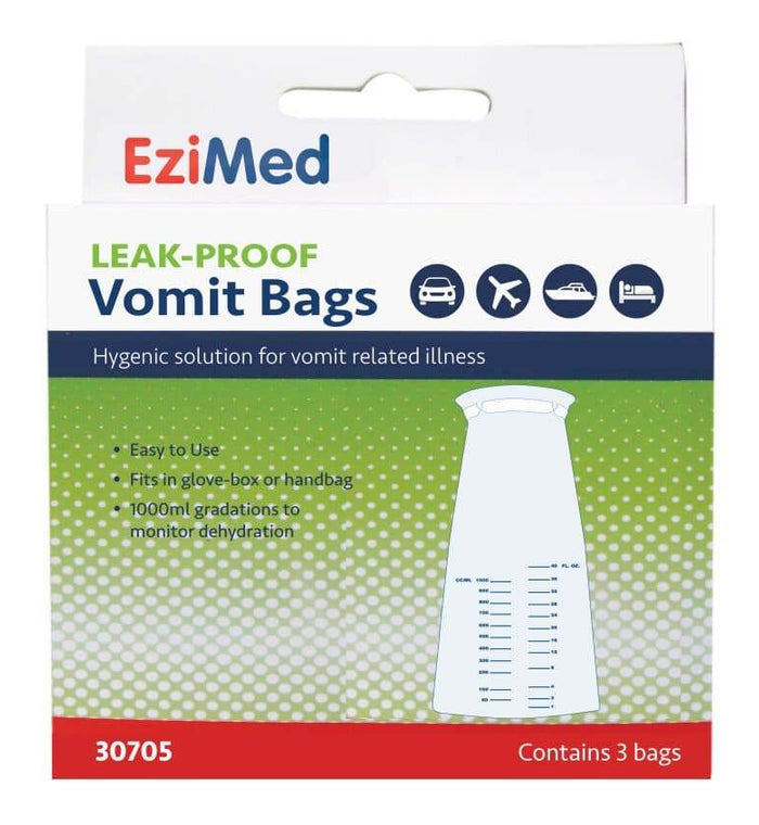 EziMed Vomit Bags 3Pk - Life Pharmacy Orewa
