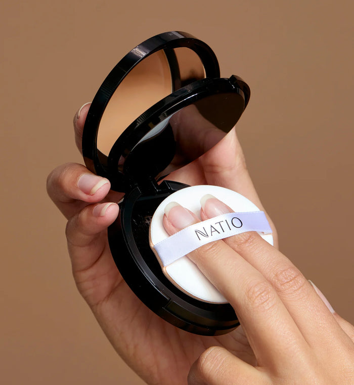 Natio Cream to Powder Foundation Light Honey 5G