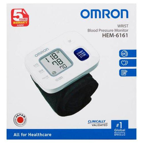 Omron Hem6161 Wrist Blood Pressure Monitor - Life Pharmacy Orewa
