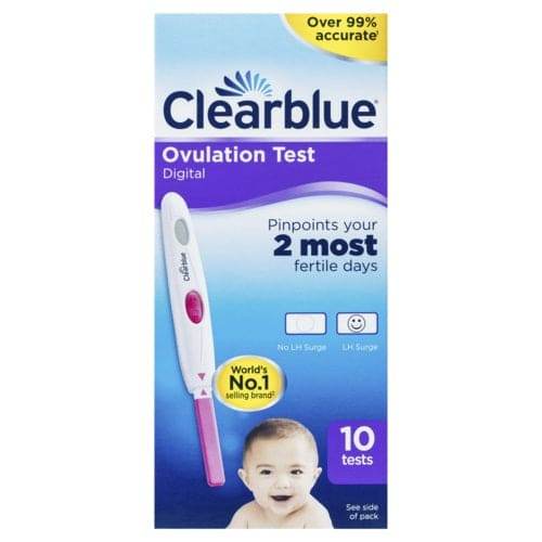 Clearblue Ovulation Kit 10 Pack - Life Pharmacy Orewa