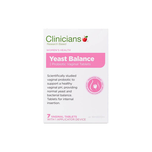 Clinicians Yeast Balance Vaginal Tablets 7 - Life Pharmacy Orewa