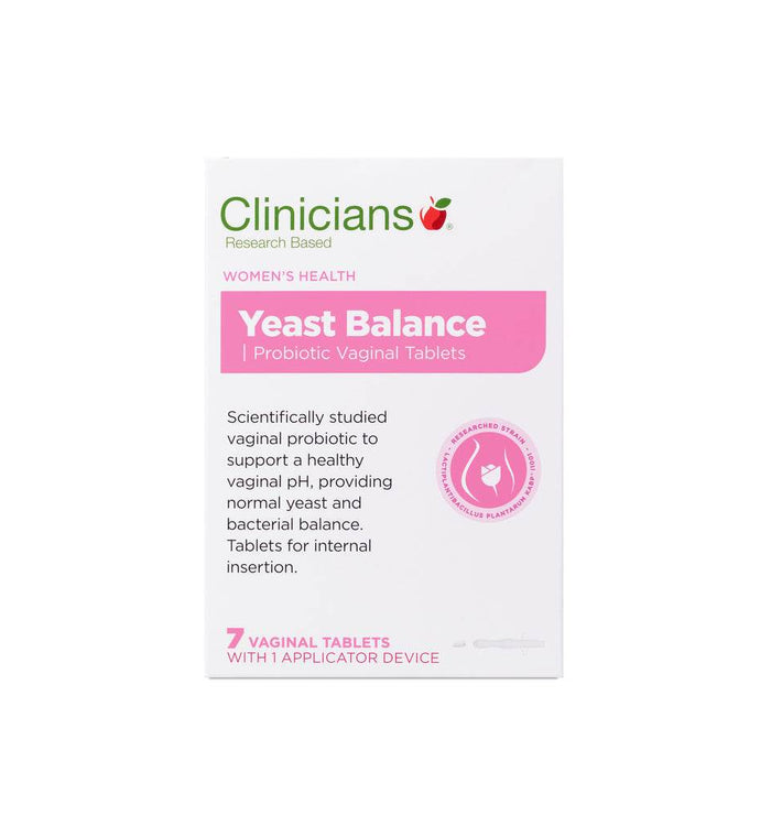 Clinicians Yeast Balance Vaginal Tablets 7 - Life Pharmacy Orewa