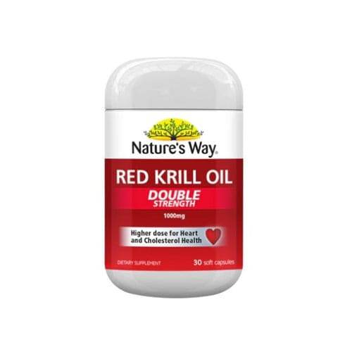 Natures Way Red Krill Oil 1000Mg 30 - Life Pharmacy Orewa
