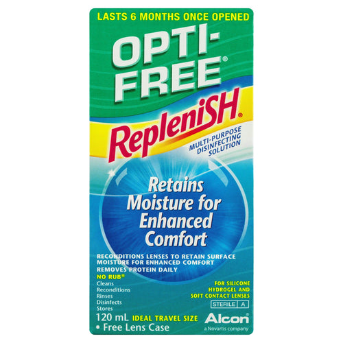 Opti-Free Replenish 120Ml - Life Pharmacy Orewa