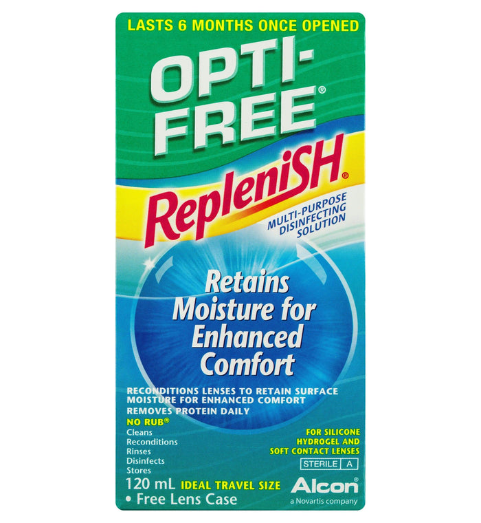Opti-Free Replenish 120Ml - Life Pharmacy Orewa