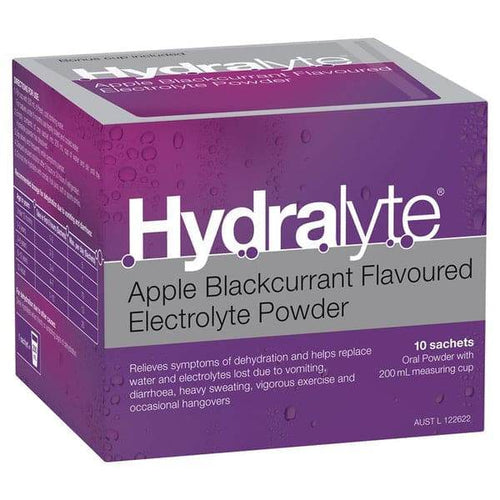 Hydralyte Sachet Apple/Blckcurrant 10 - Life Pharmacy Orewa