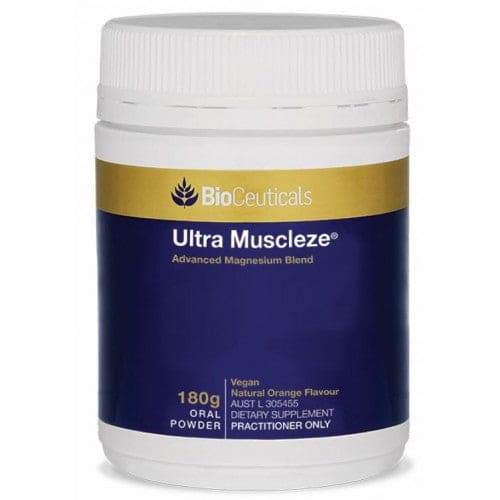Bioceuticals Ultra Muscleze Powder Natural Orange180G - Life Pharmacy Orewa