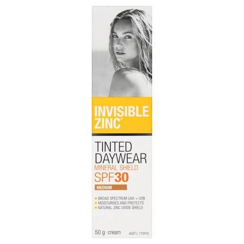 Invisible Zinc Tinted Daywear Mineral Shield Spf 30 Medium 50G - Life Pharmacy Orewa