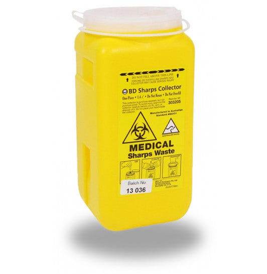 Needle And Biowaste Disposal Container 1.4 Litre - Life Pharmacy Orewa