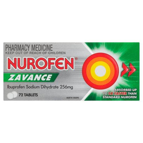 Nurofen Zavance Fast Pain Relief Tablets 200Mg Ibuprofen 72 Pack - Life Pharmacy Orewa
