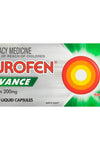 Nurofen Zavance Fast Pain Relief Liquid Capsules 200mg IbuProfen 40 pack