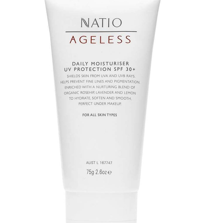 Natio Ageess Daily Moisturiser Uv Protection Spf 30+ - Life Pharmacy Orewa