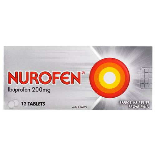 Nurofen Tablets 12S 200Mg Ibuprofen Anti-Inflammatory Pain Relief - Life Pharmacy Orewa