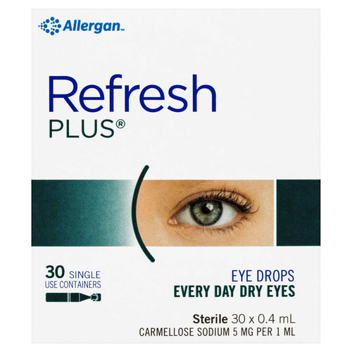 Refresh Plus Eye Drops 30 X 0.4 Ml - Life Pharmacy Orewa