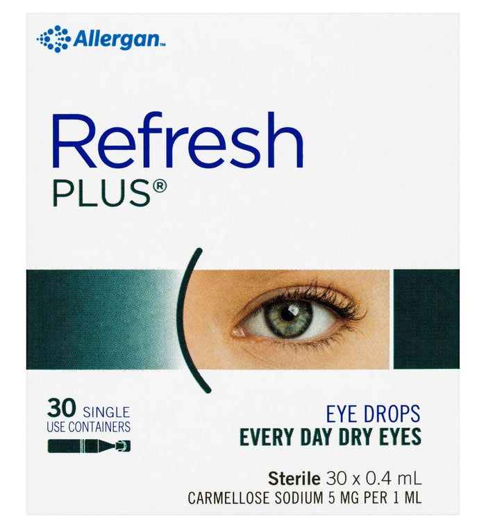 Refresh Plus Eye Drops 30 X 0.4 Ml - Life Pharmacy Orewa