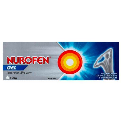 Nurofen Pain And Inflammation Relief Gel 5% Ibuprofen 100G - Life Pharmacy Orewa