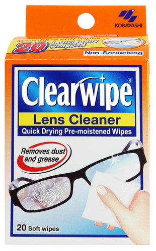 Clearwipe Lens Cleaner Wipes 20 - Life Pharmacy Orewa