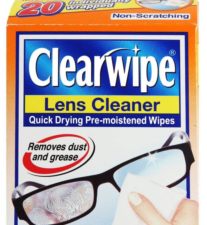 Clearwipe Lens Cleaner Wipes 20 - Life Pharmacy Orewa