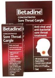 Betadine Concentrated Sore Throat Gargle 15Ml - Life Pharmacy Orewa