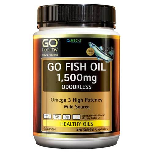 Go Healthy Fish Oil 1500Mg Odourless 175 Caps - Life Pharmacy Orewa