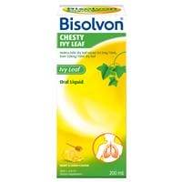 Bisolvon Cheasty Ivy Leaf Honey/Lemon 200Ml - Life Pharmacy Orewa