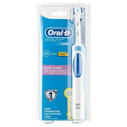Oral B Vitality Gum Care Electric Toothbrush Plus 2 Heads - Life Pharmacy Orewa