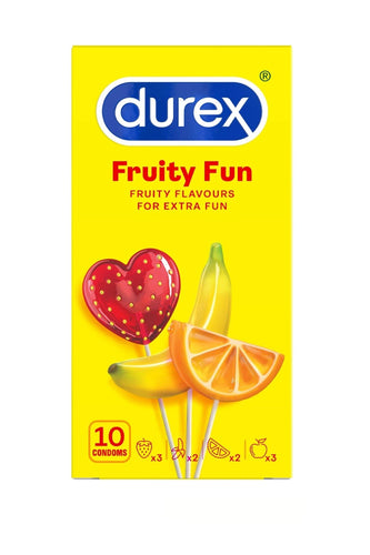 Durex Fruity Fun Condoms 10S - Life Pharmacy Orewa