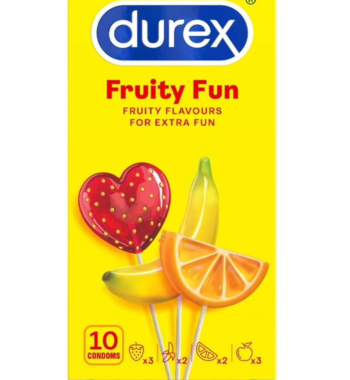 Durex Fruity Fun Condoms 10S - Life Pharmacy Orewa