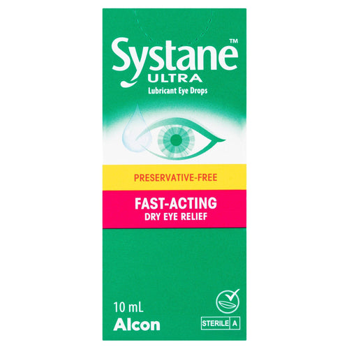 Systane Ultra Preservative-Free Lubricant Eye Drops 10Ml - Life Pharmacy Orewa