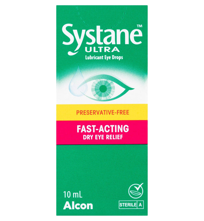 Systane Ultra Preservative-Free Lubricant Eye Drops 10Ml - Life Pharmacy Orewa