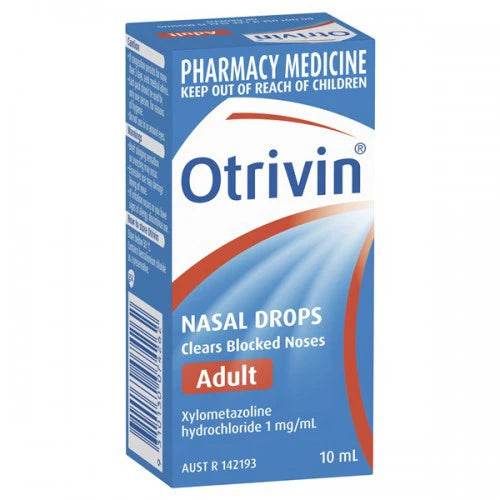 Otrivin Nasal Drops Adult 10Ml - Life Pharmacy Orewa