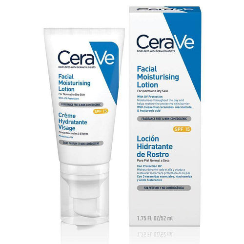 Cerave Faicial Moisturising Lotion Am Spf15 52Ml - Life Pharmacy Orewa
