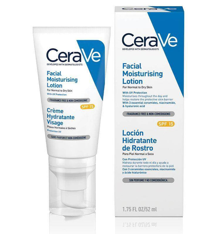 Cerave Faicial Moisturising Lotion Am Spf15 52Ml - Life Pharmacy Orewa