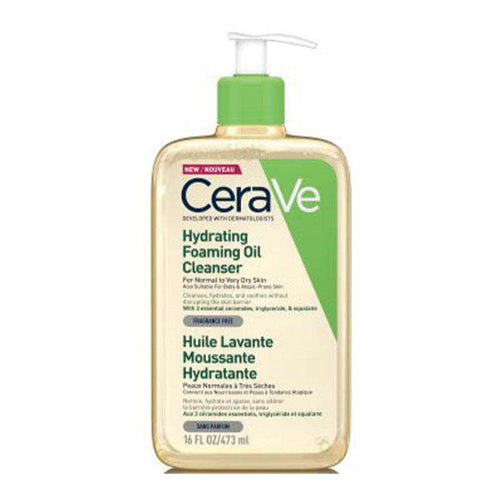 Cerave Hydrating Foaming Oil Cleanser 473Ml - Life Pharmacy Orewa