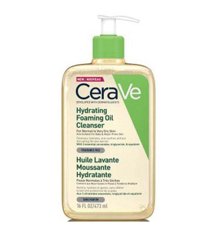 Cerave Hydrating Foaming Oil Cleanser 473Ml - Life Pharmacy Orewa