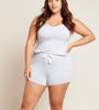 Boody Women'S Goodnight Super Sleep Shorts - Dove / M