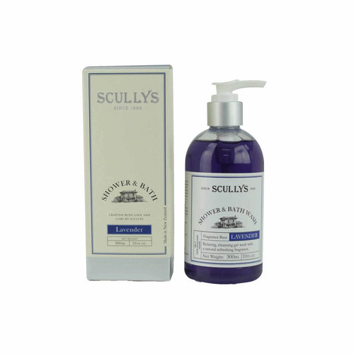 Scullys Lav Shower & Bath Wash 300Ml - Life Pharmacy Orewa