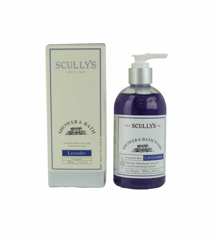Scullys Lav Shower & Bath Wash 300Ml - Life Pharmacy Orewa