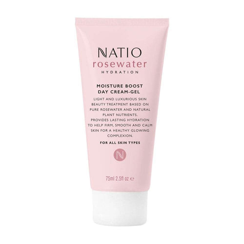 Natio Rosewater Hydration Moisture Boost Day Cream-Gel - Life Pharmacy Orewa