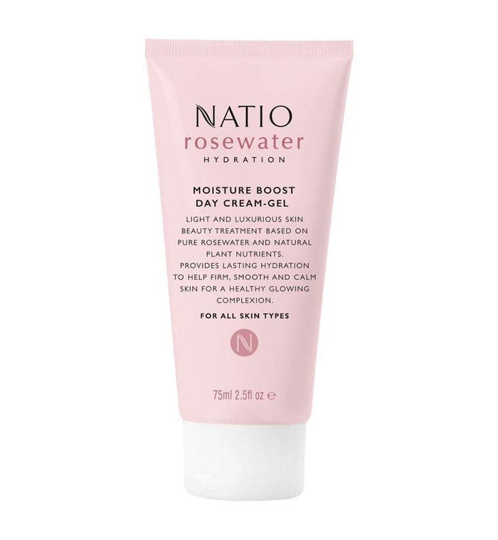Natio Rosewater Hydration Moisture Boost Day Cream-Gel - Life Pharmacy Orewa