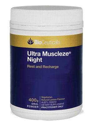 Bioceuticals Ultra Muscleze Night Powder 400G - Life Pharmacy Orewa