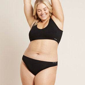 Boody Women'S Classic Bikini Black Small - Life Pharmacy Orewa