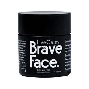 Brave Face Livecalm Capsules 56 - Life Pharmacy Orewa